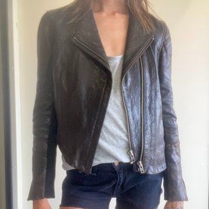 Helmut Lang Black leather jacket